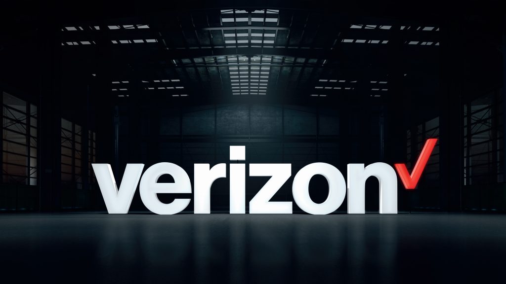 Verizon Wireless Logo in a Warehouse setting